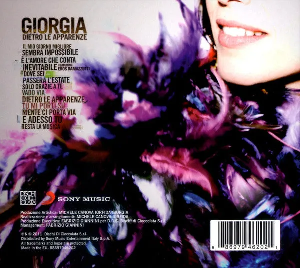 Giorgia Dietro Le Apparenze CD digipack VG+