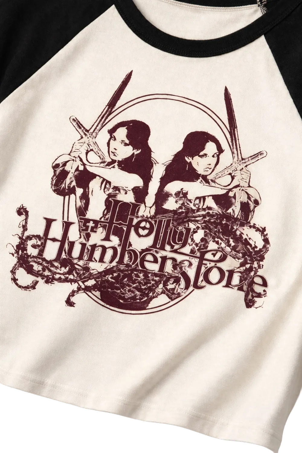 Polydor Double Sword baby tee maglietta cropped elasticizzata