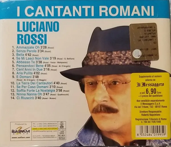 Luciano Rossi I Cantanti Romani CD usato