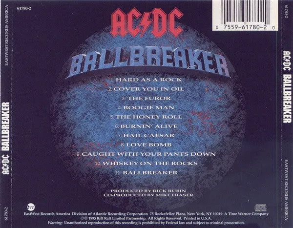 AC/DC Ballbreaker CD usato hard rock