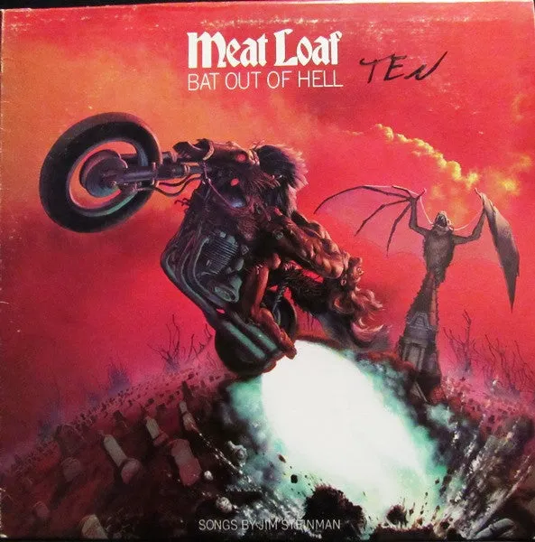Meat Loaf Bat Out Of Hell LP pop rock usato VG+ USA