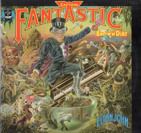 Elton John Captain Fantastic LP usato VG+ gatefold