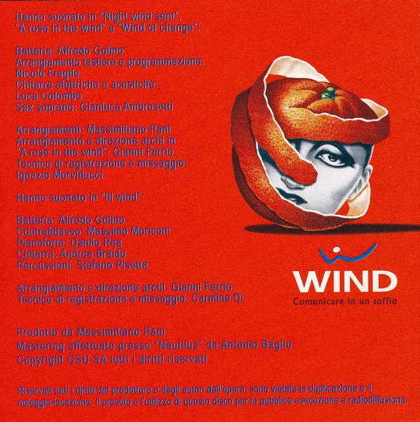 Mina Mina Per Wind 2° Volume CD EP promo