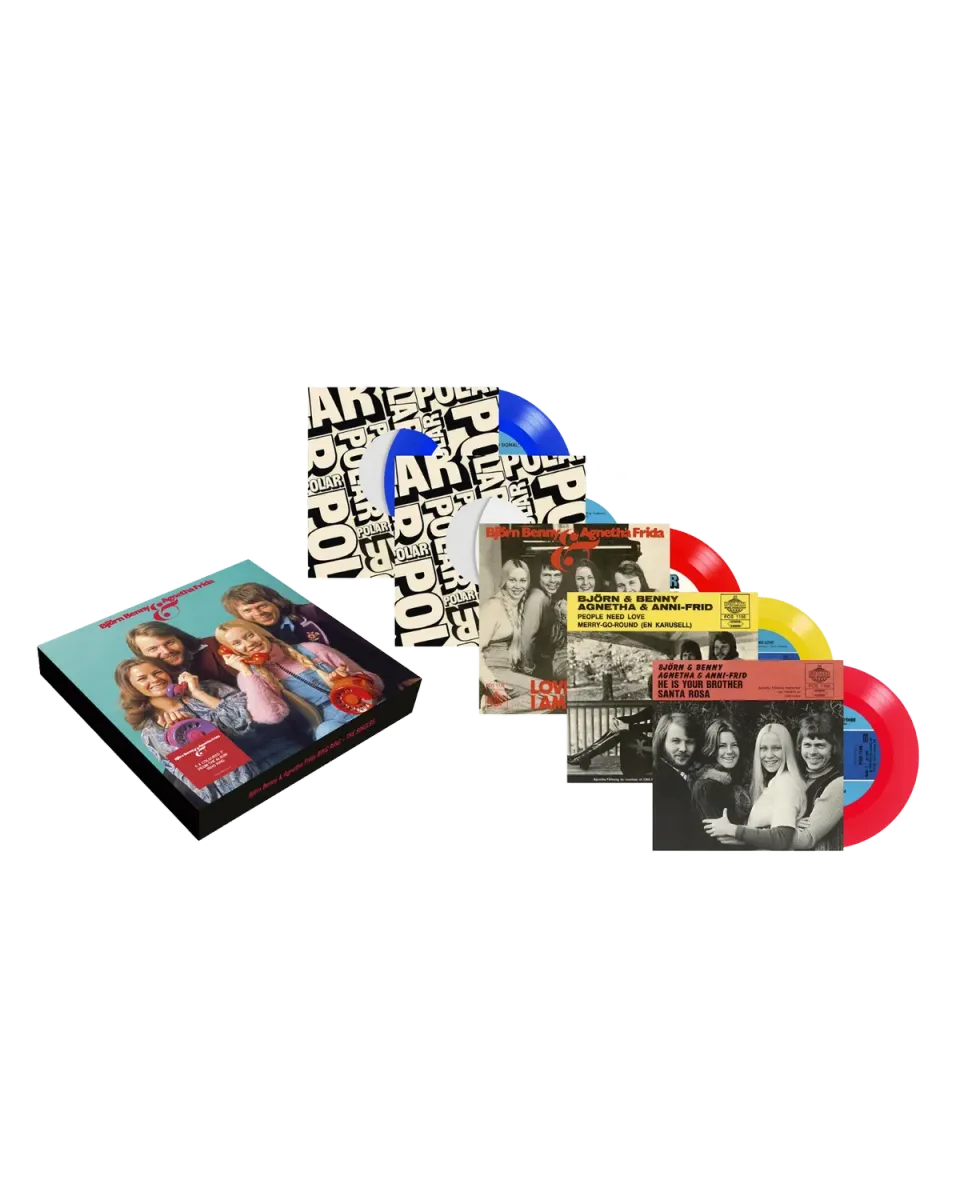ABBA Ring Ring 50th Anniversary box 5 vinili 7" colorati
