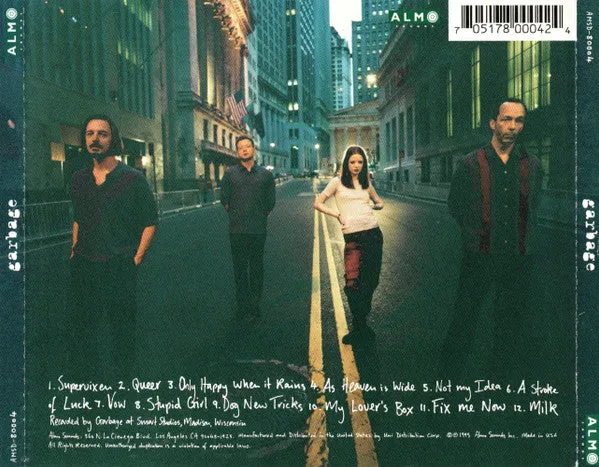 Garbage Garbage CD album 1995 alternative rock synth-pop