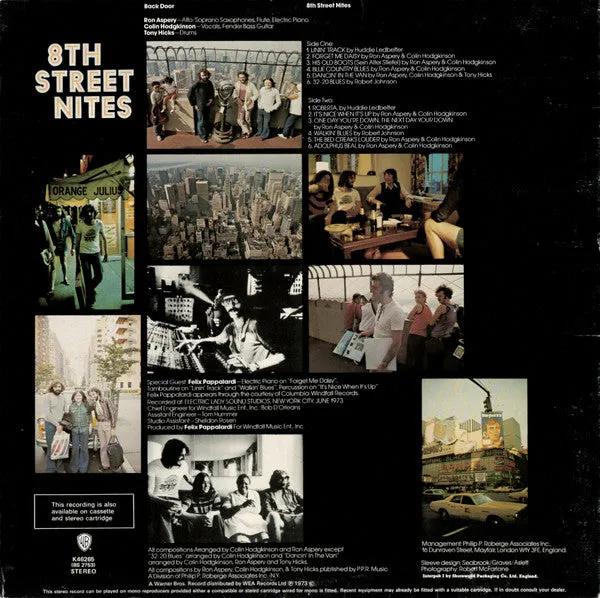 Back Door 8th Street Nites vinile LP Gat NM