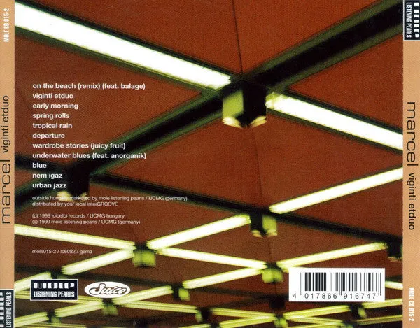 Marcel Viginti Etduo CD usato VG+ downtempo