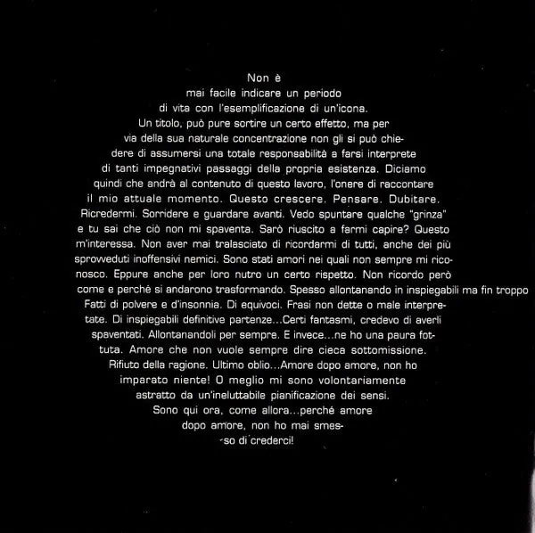 Renato Zero Amore Dopo Amore CD album 1998 usato VG pop rock