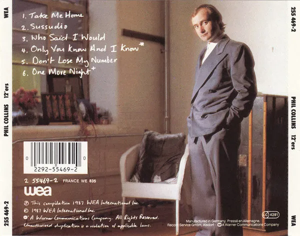 Phil Collins 12"ers CD compilation remix