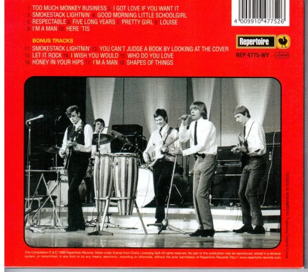 The Yardbirds Five Live Yardbirds CD digipak rimasterizzato live