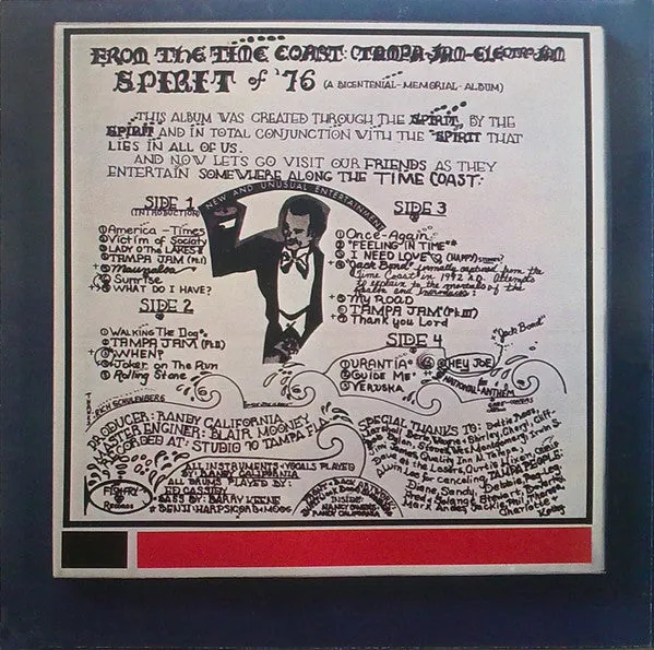 Spirit Spirit Of '76 doppio vinile 2LP ristampa psych-rock