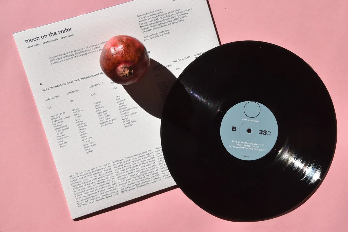Black Sweat Records Moon On The Water vinile LP percussioni