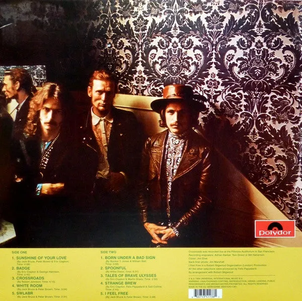 Cream Best Of Cream vinile LP 180g Mint