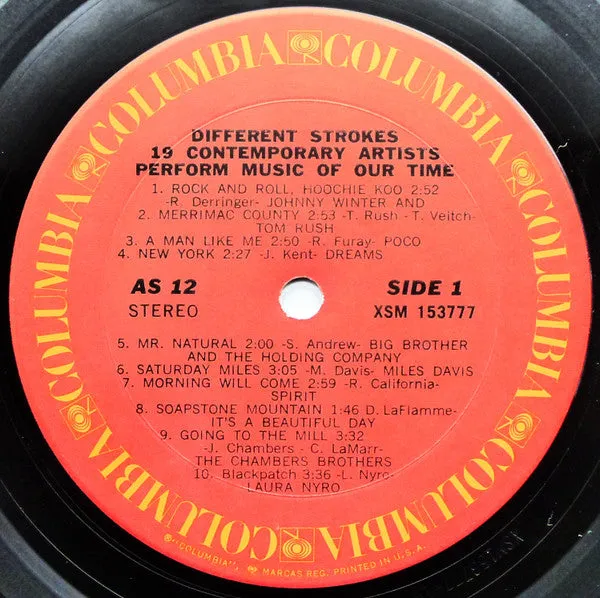 Various Different Strokes LP vinile compilation Columbia 1971