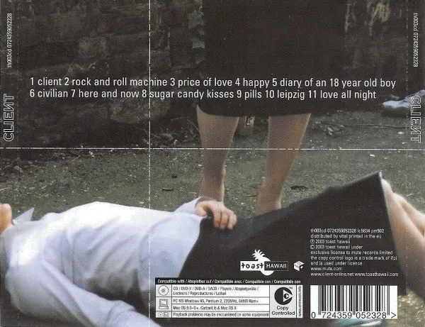 Client Client CD album synth-pop copy protetta