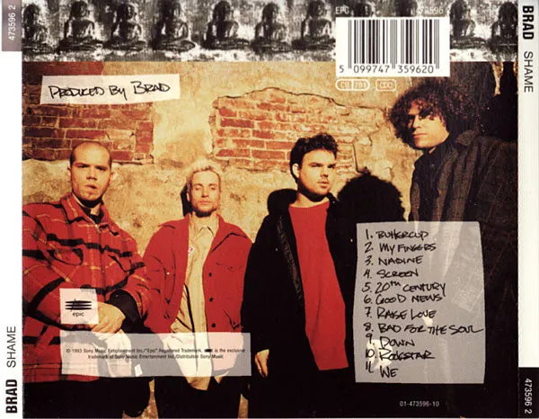 Brad Shame CD album grunge 1993
