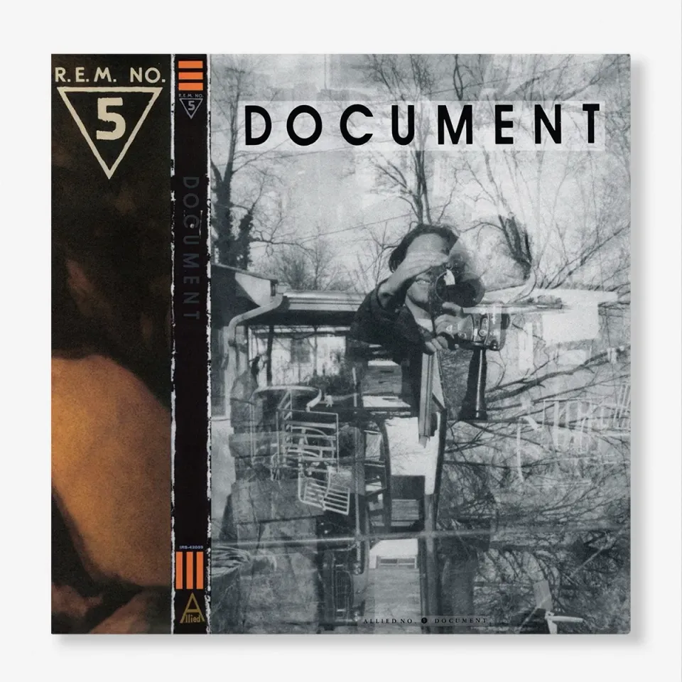 R.E.M. Document LP vinile 1987 ristampa breakthrough