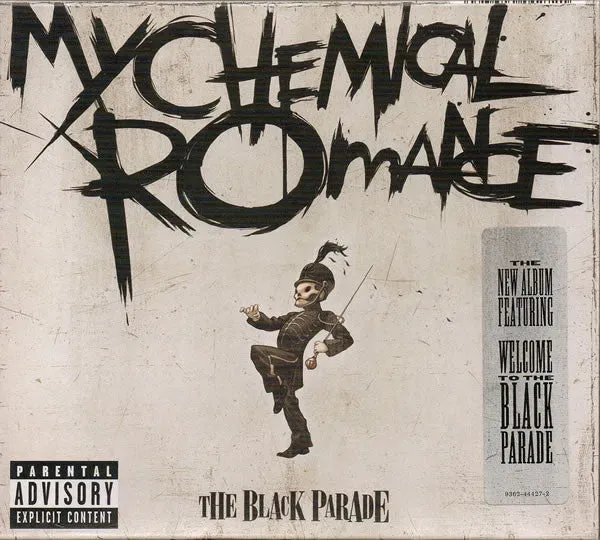 My Chemical Romance The Black Parade CD album white emo