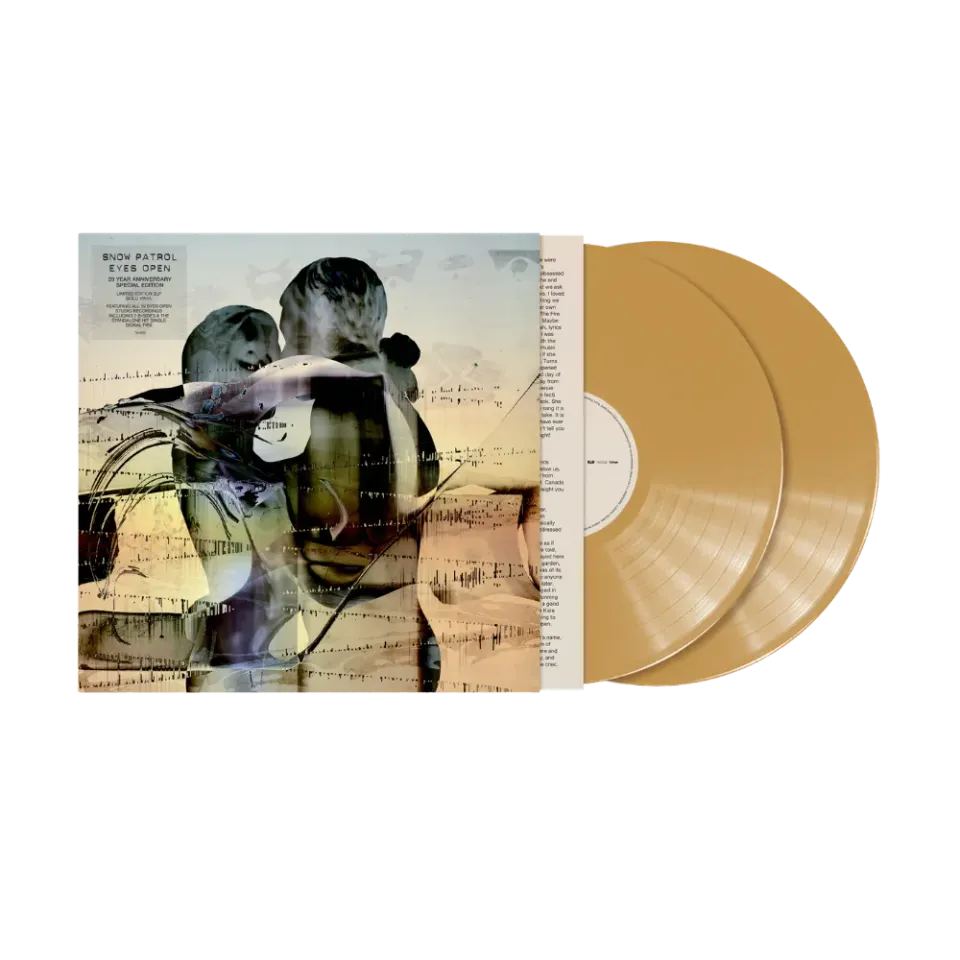 Snow Patrol Eyes Open 20 Anniversary doppio vinile oro