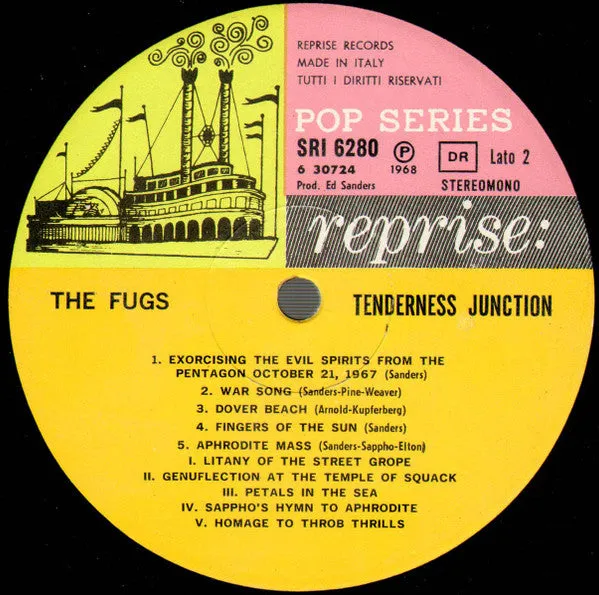 The Fugs Tenderness Junction LP VG rock psichedelico