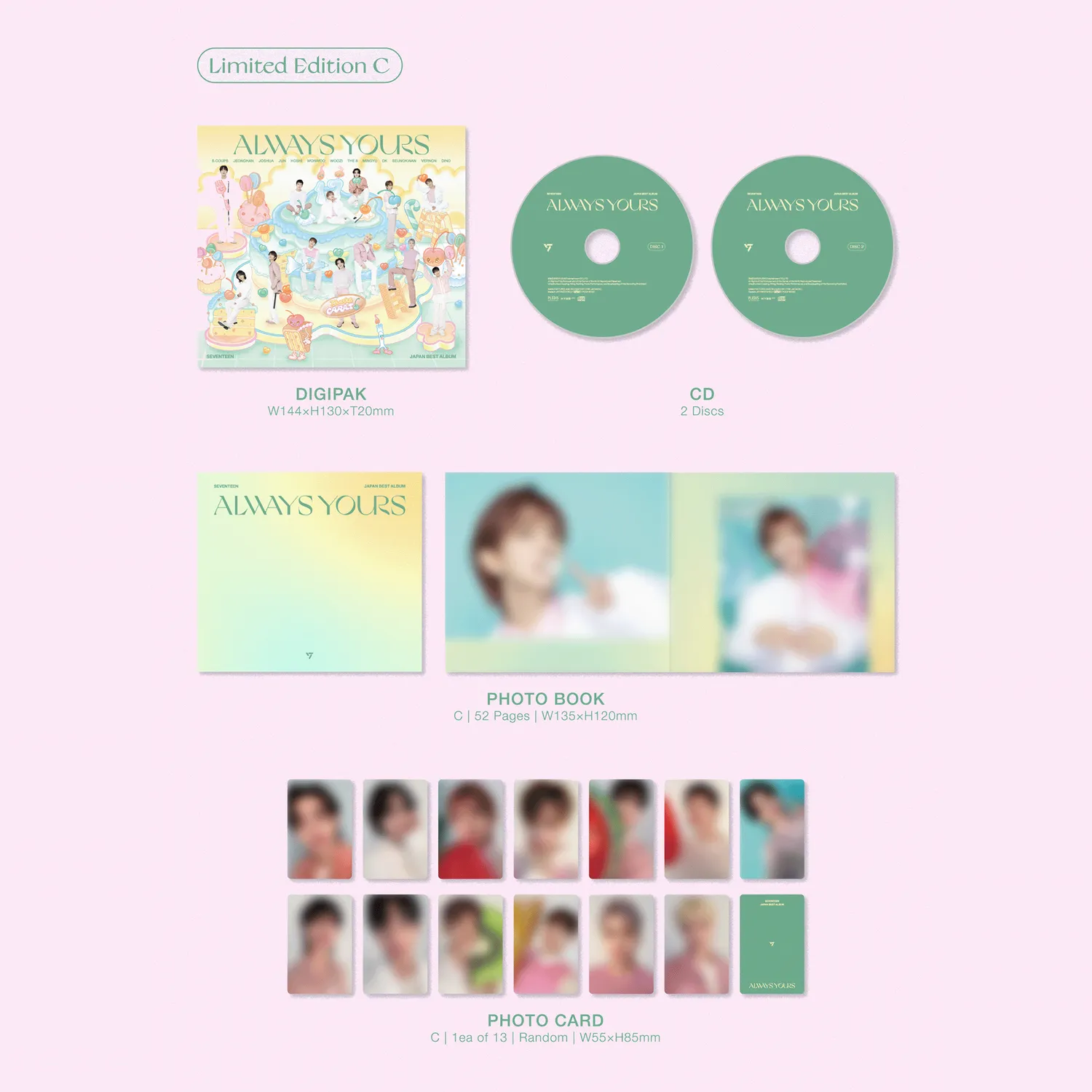 Seventeen Always Yours 2CD photobook Limited C