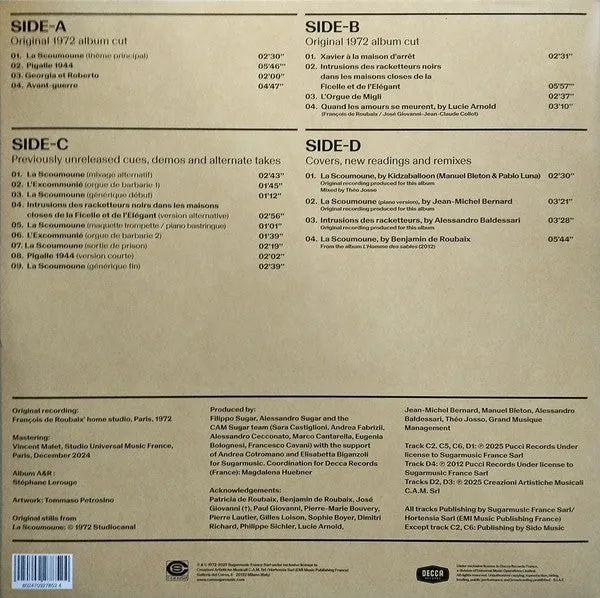 François De Roubaix La Scoumoune 2LP colonna sonora