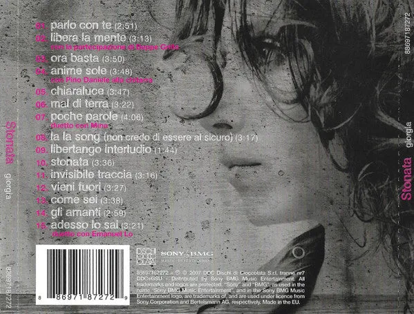 Giorgia Stonata CD album 2007 usato NM