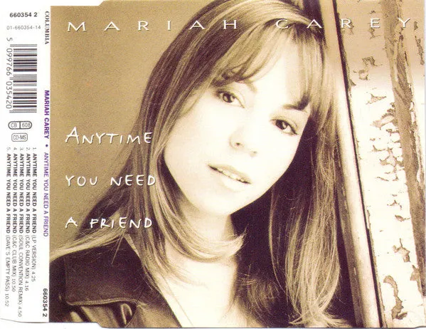 Mariah Carey Anytime You Need A Friend CD maxi usato