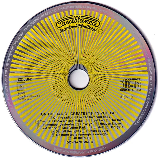 Donna Summer On The Radio CD compilation disco usata