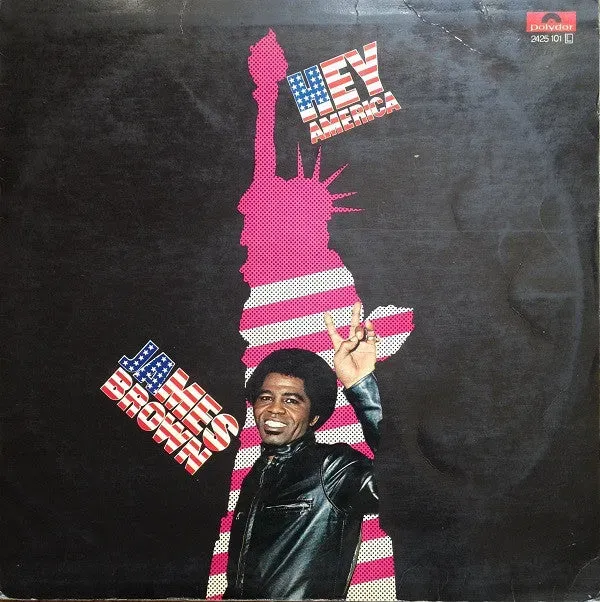 James Brown Hey America LP compilation funk italiana