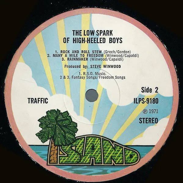 Traffic Low Spark Of High Heeled Boys LP vinile usato