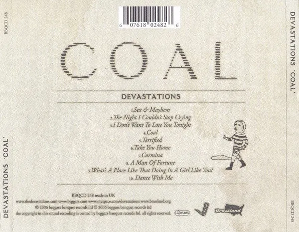 Devastations Coal CD album art rock usato