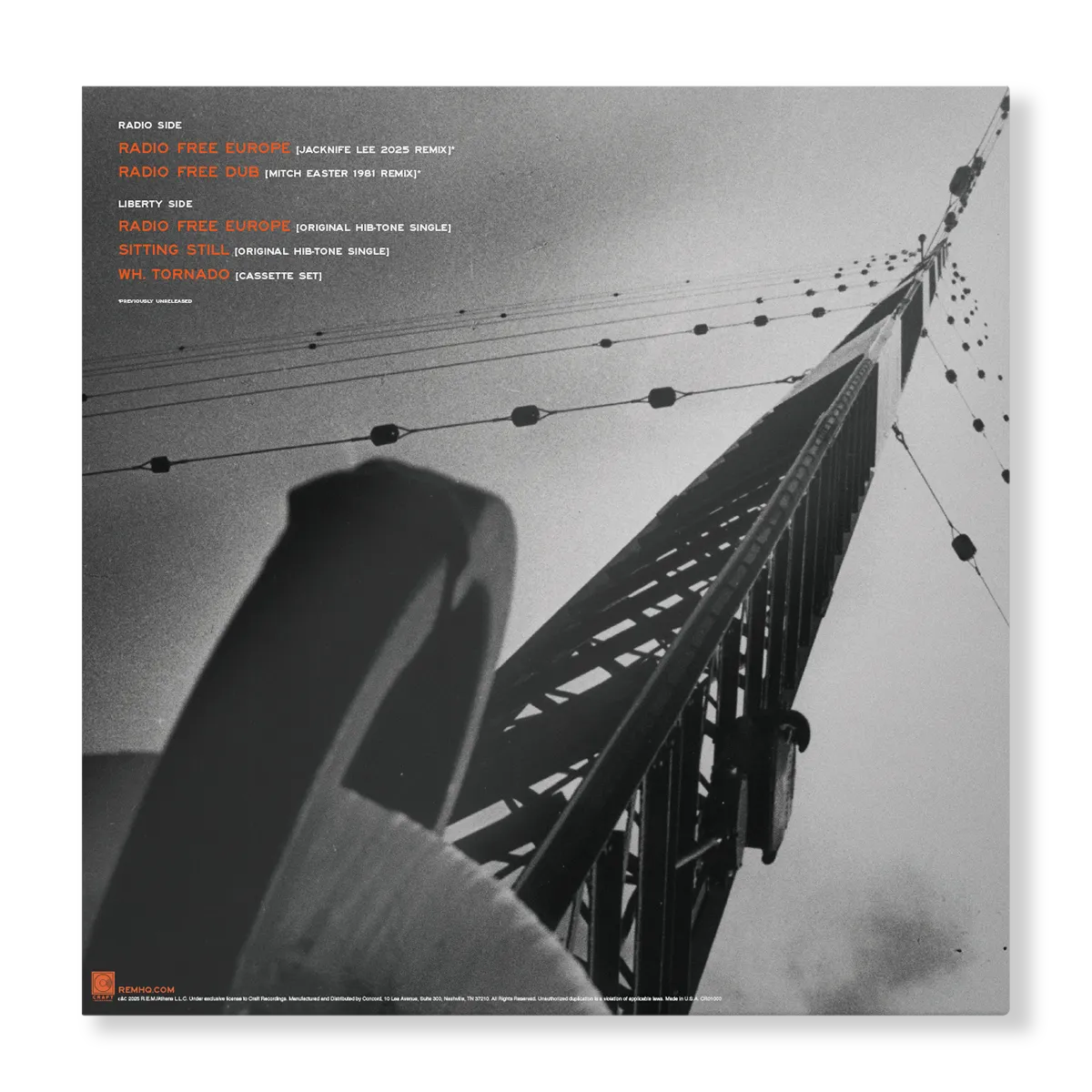 R.E.M. Radio Free Europe 2025 EP vinile 10" + maglietta