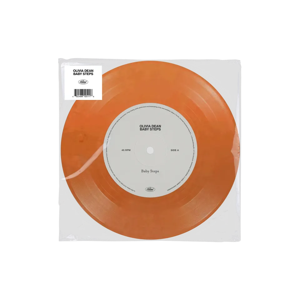 Baby Steps singolo vinile 7" arancione edizione limitata