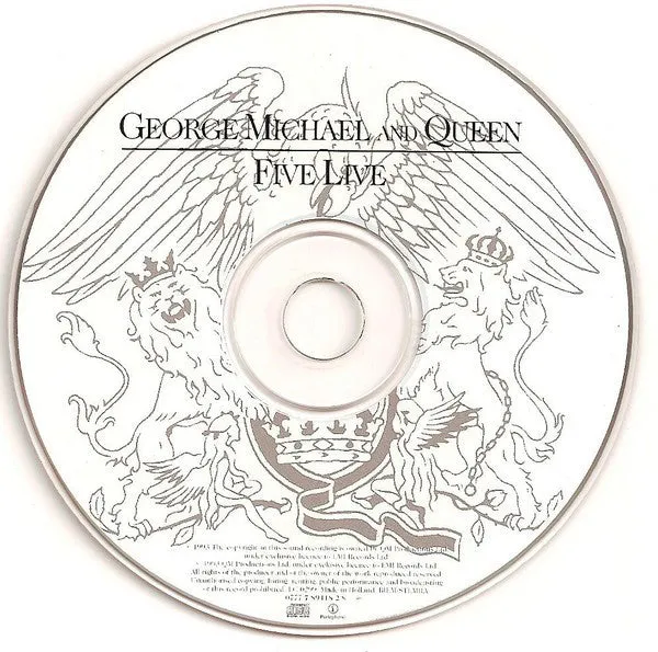 Queen George Michael Five Live CD EP quasi nuovo