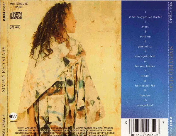 Simply Red Stars CD album 1991 soul NM
