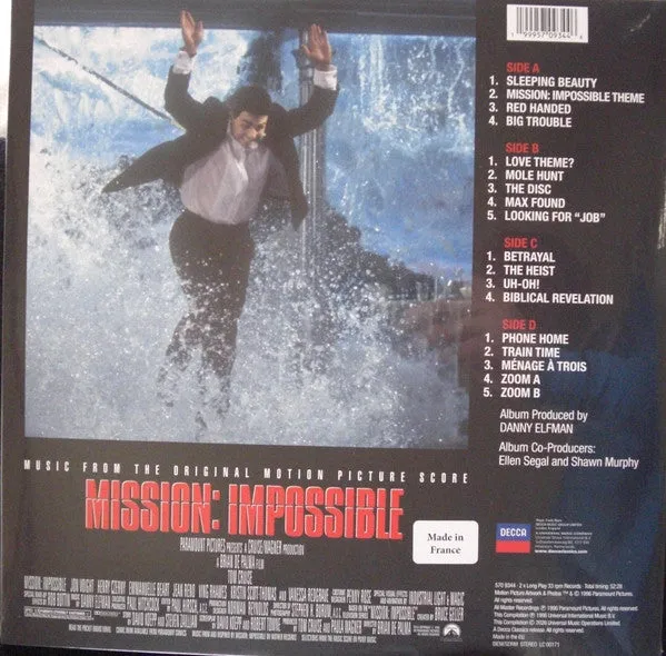 Danny Elfman Mission Impossible 2LP rossi RSD limited