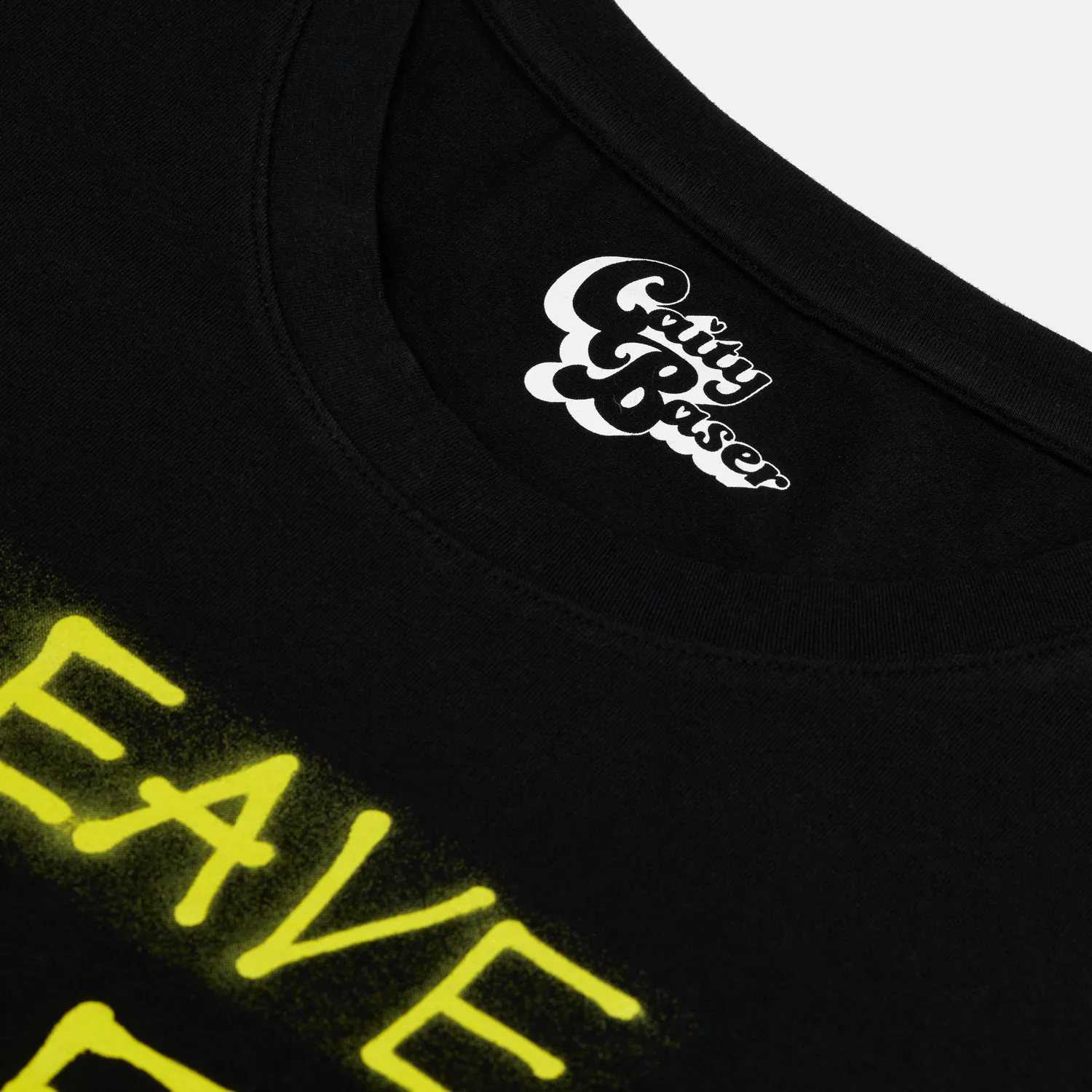 Polydor Leave Me Alone maglietta crop nera cotone