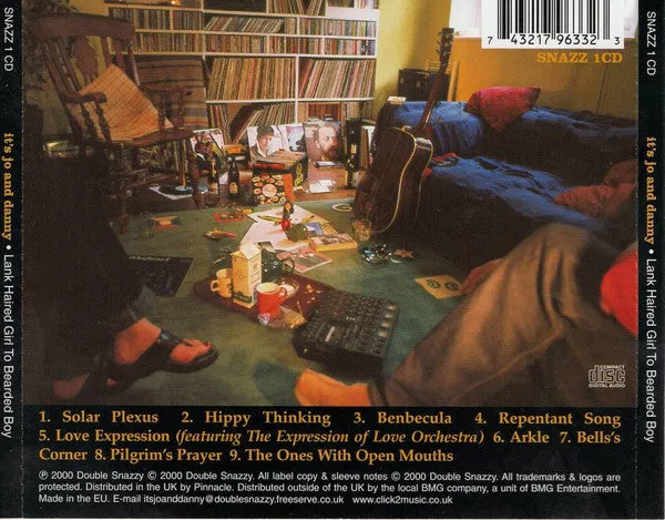 It's Jo And Danny Lank Haired Girl CD album usato folk