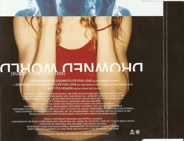 Madonna Drowned World CD singolo CD1 ambient