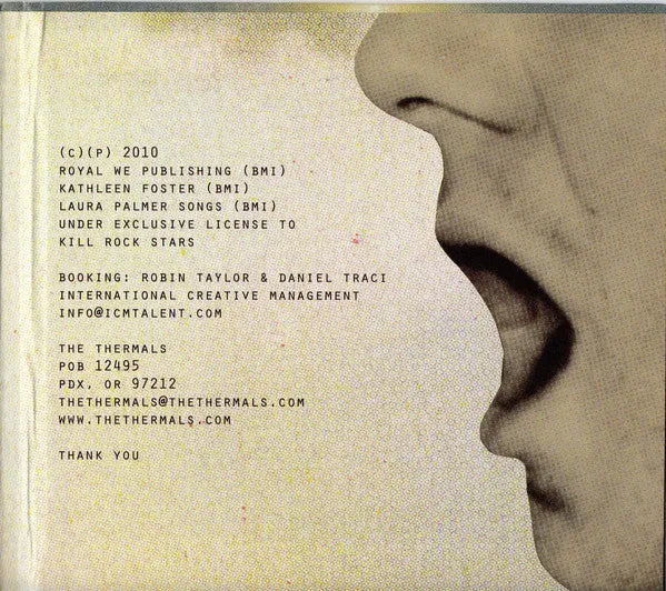 The Thermals Personal Life CD album indie rock