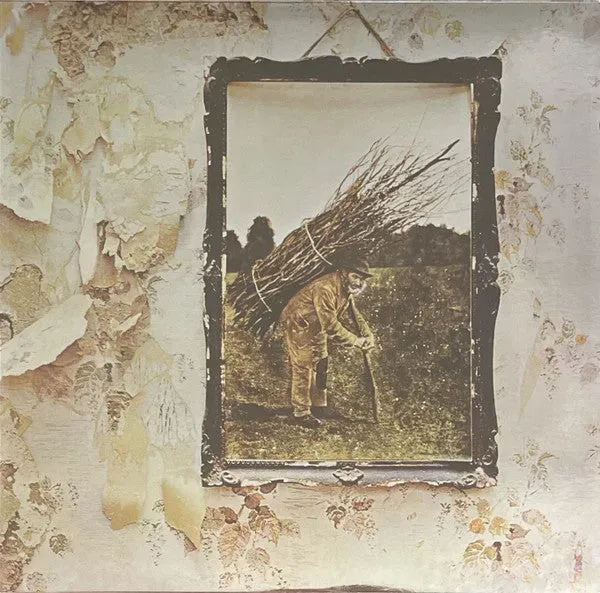 Led Zeppelin Untitled IV LP vinile chrome usato VG+