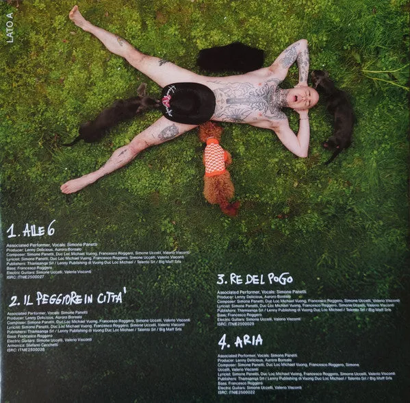 Simone Panetti Tombino LP vinile firmato Mint pop-up