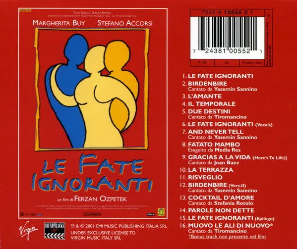Andrea Guerra Le Fate Ignoranti CD colonna sonora 2001