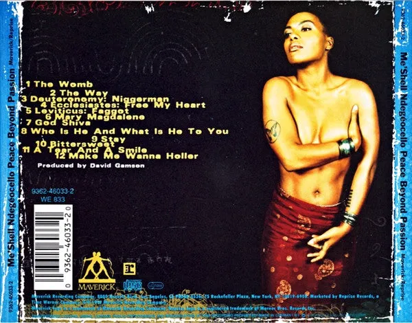 Me'Shell Ndegéocello Peace Beyond Passion CD