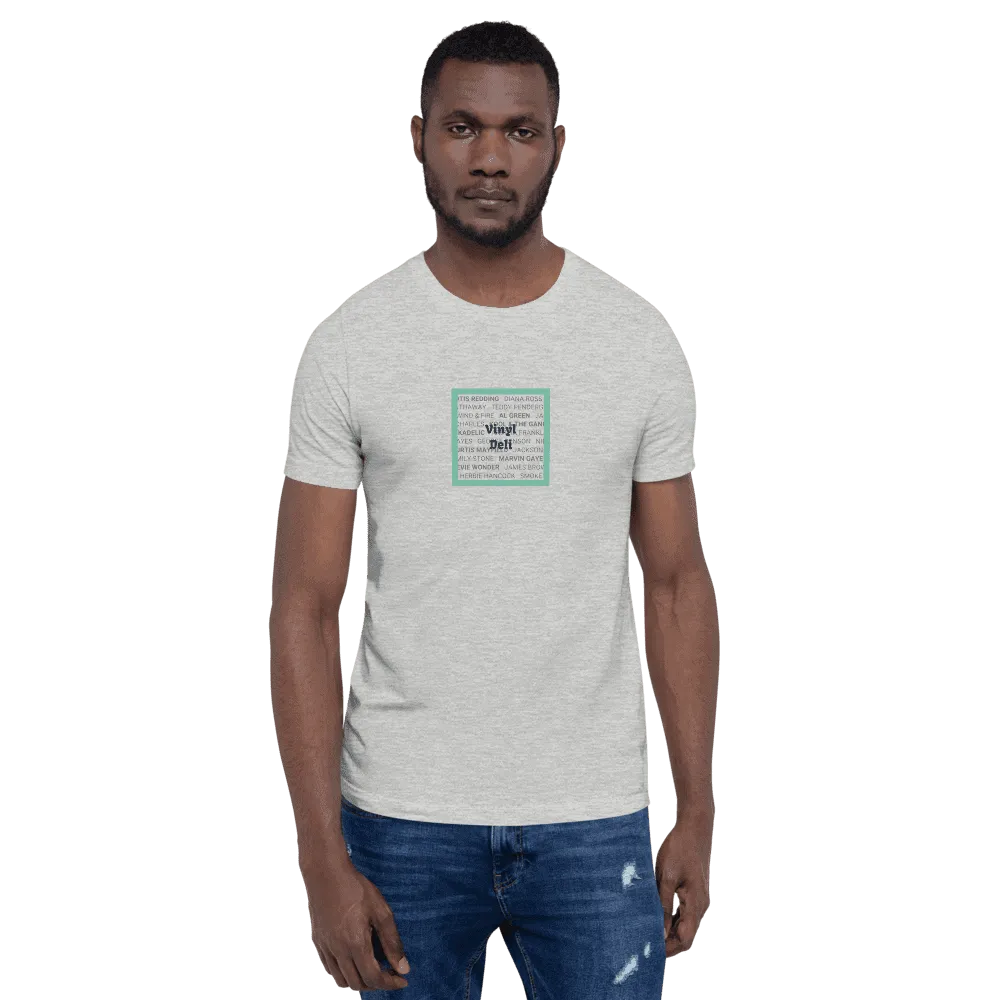 Vinyl Deli Soul Tee maglietta cotone grigio melange