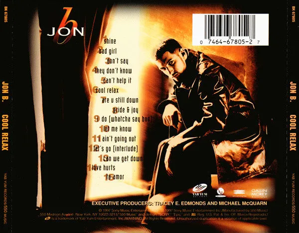 Jon B Cool Relax CD album R&B 1997 edizione USA