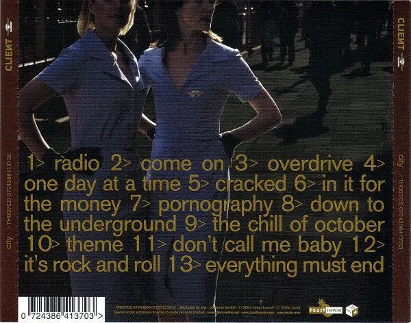 Client City CD album enhanced VG+ Europa