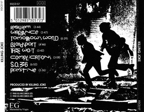 Killing Joke Killing Joke CD album ristampa 1986 NM