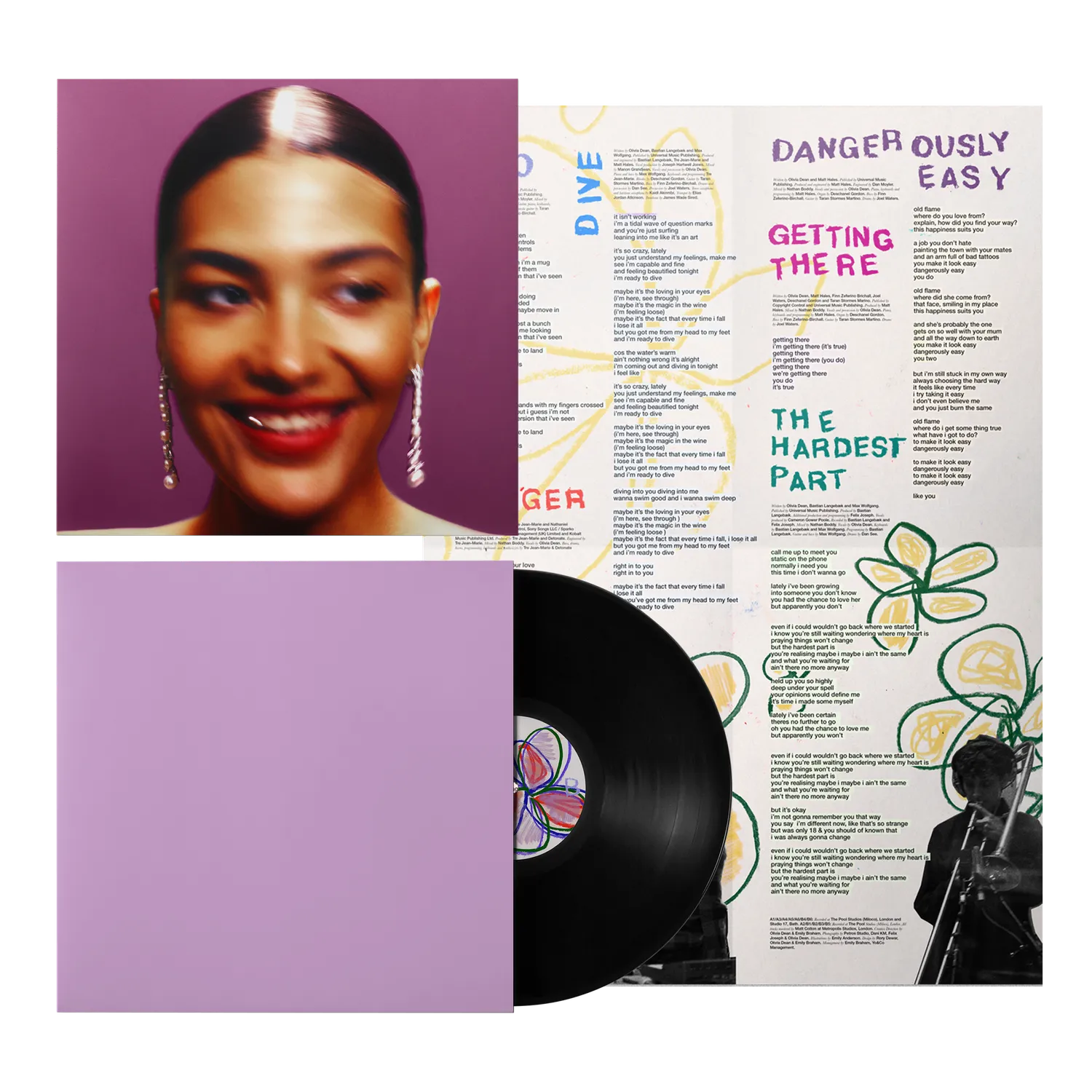 Lola Young Messy vinile LP nero con poster A2